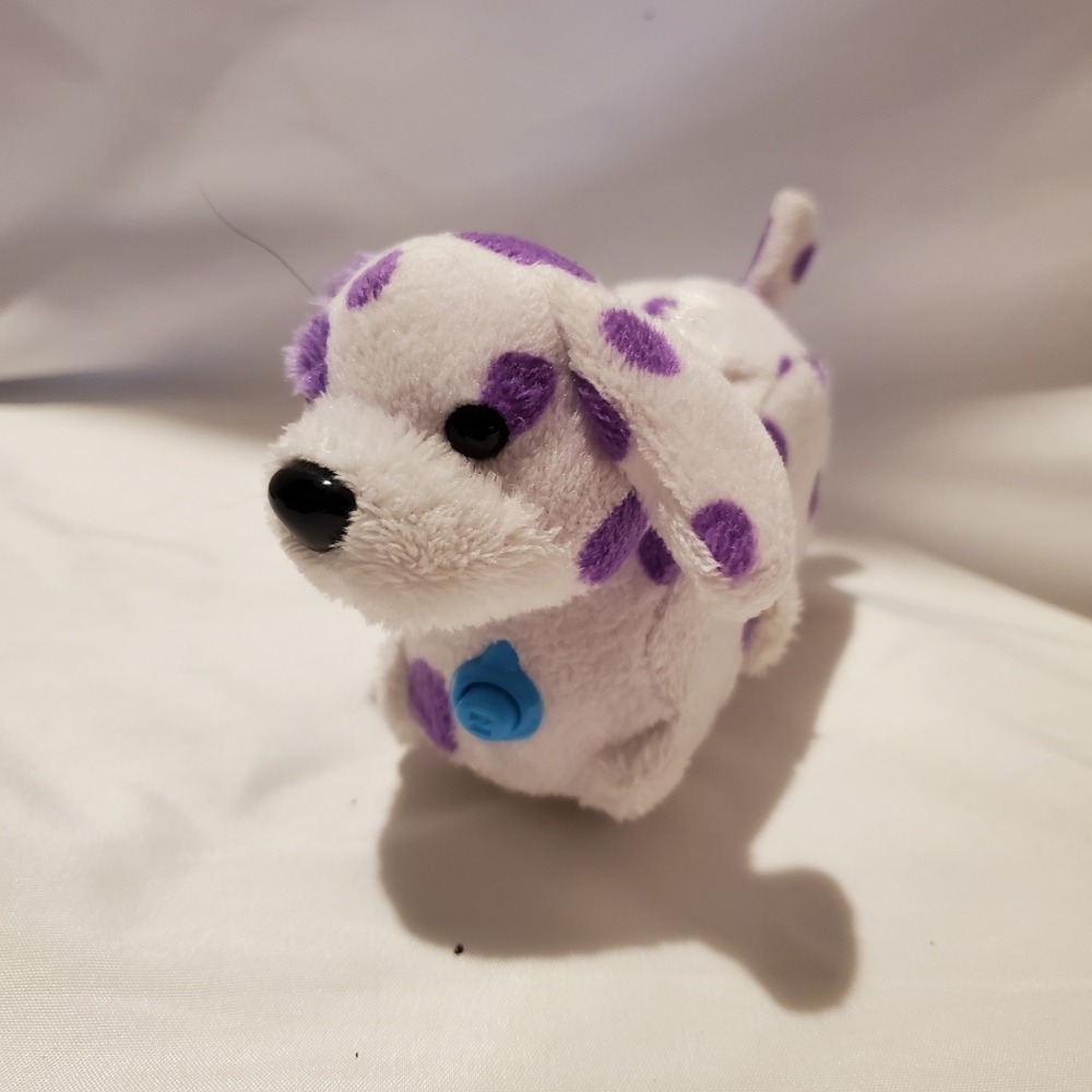 Zhu Zhu‎ Puppies Pet Puppy Dog Purple White Interactive Play Doesnt Move